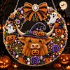 DIY Diamond Painting Xmas Hanging Ornament Pendant Acrylic Double Sided Print Decor Kit