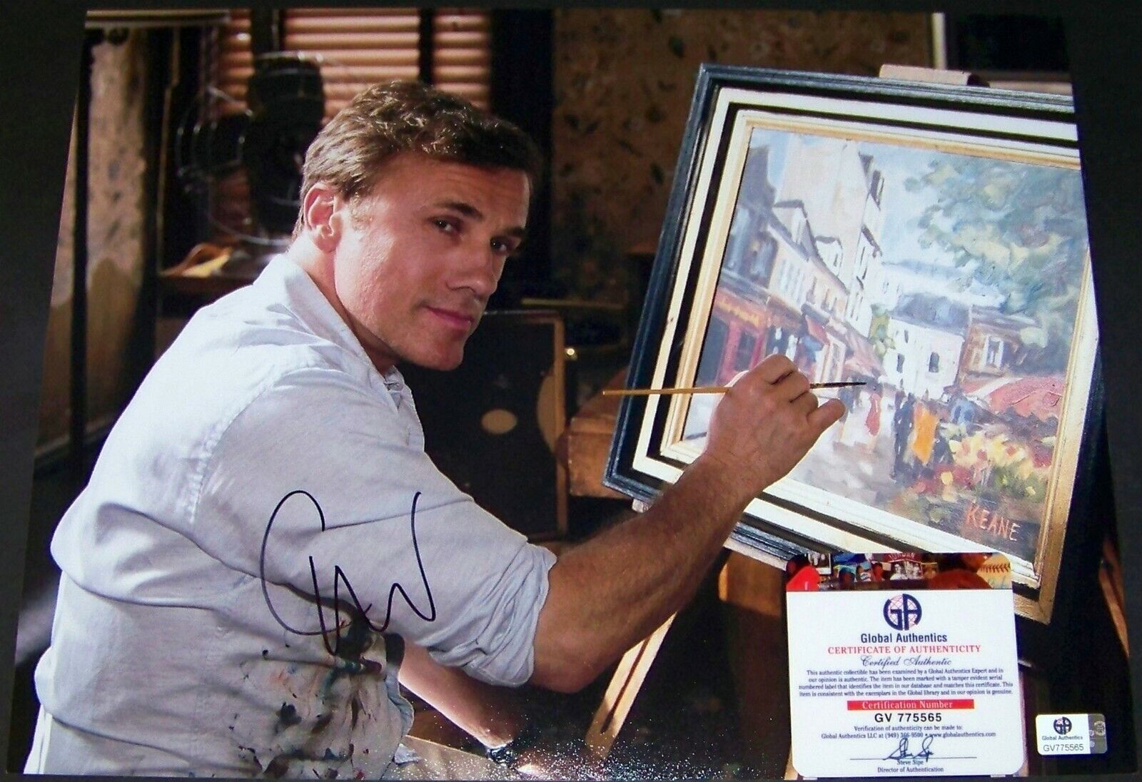 BUY IT NOW SALE! Christoph Waltz Signed Autographed 11x14 Photo Poster painting GV GA GAI COA!