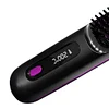 Cordless Hair Straightening Brush Straightener Rechargeable Hot Brush