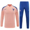France 25-26 1/4 Zip Tracksuit light pink Chandal