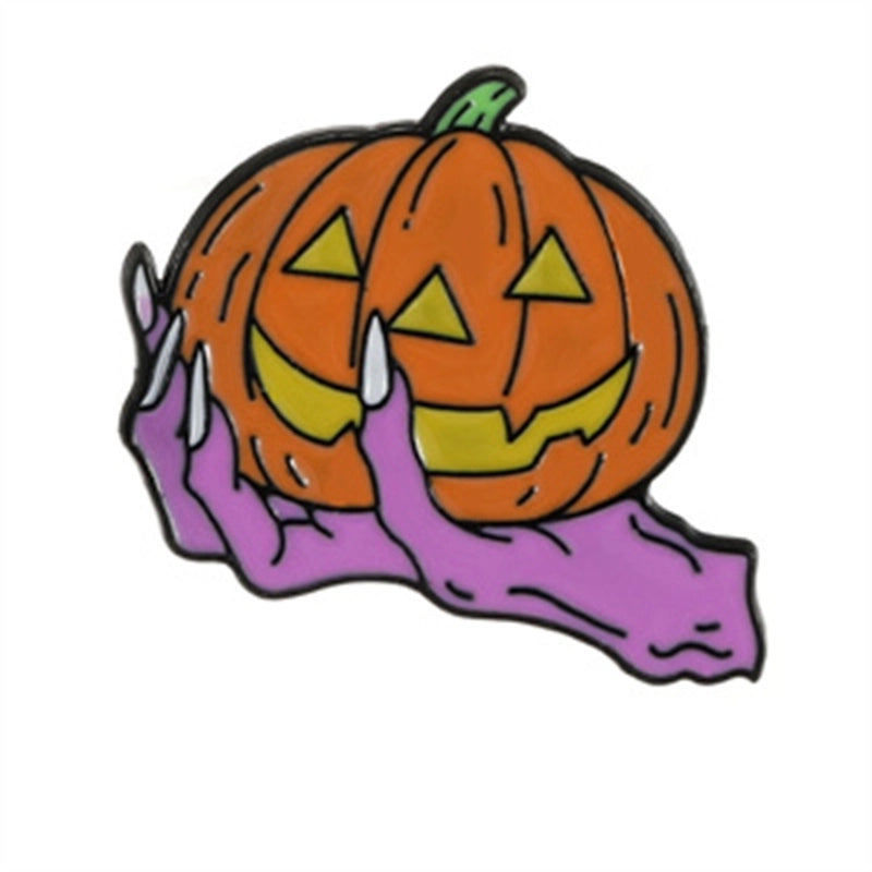 Retro Funny Punk Animal Alloy Stoving Varnish Plating Unisex Brooches