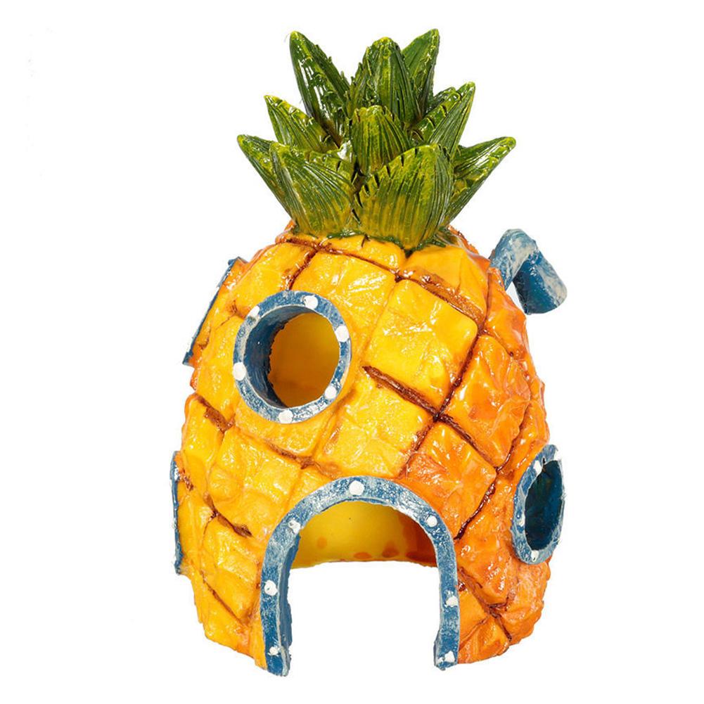 

Cute Pineapple Aquatic Animals House Home Fish Tank Aquarium Ornaments, 501 Original