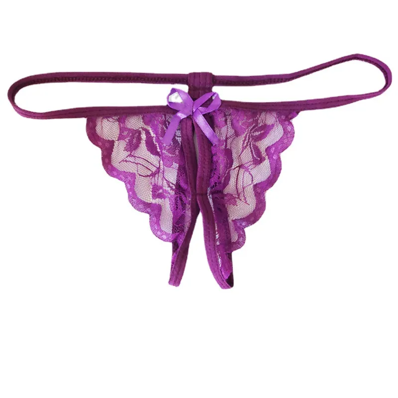 Churchf Women's Brocing Breast Transparent Lace Extremely Sexy Three-Point Real Adult Lingerie Suit Seduction Clothing
