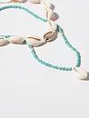 Personalized Ethnic Beaded Shell Double Layer Set Necklace