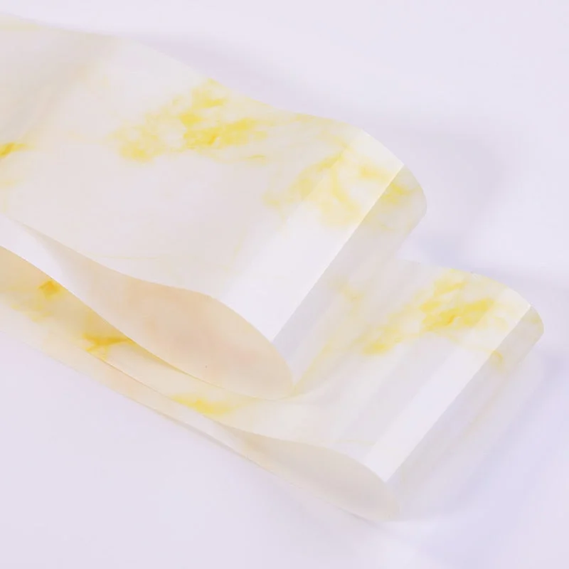 1Pc Opal Jelly Water Decals Gradient Effect White Protein Nail Art Transfer Stickers 3D Nail Sticker Marble Nail Foil Decoration