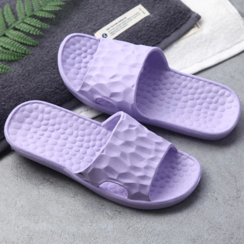 Unisex Indoor Eva Home Hotel Sandals and Slippers Male Summer Non-slip Bathroom Slippers Women's and Men's Flip Flop Shower Shoe