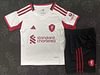 Joyfball 2025/2026 Kids Size Liverpool Away Soccer Jersey 1:1 Thai Quality