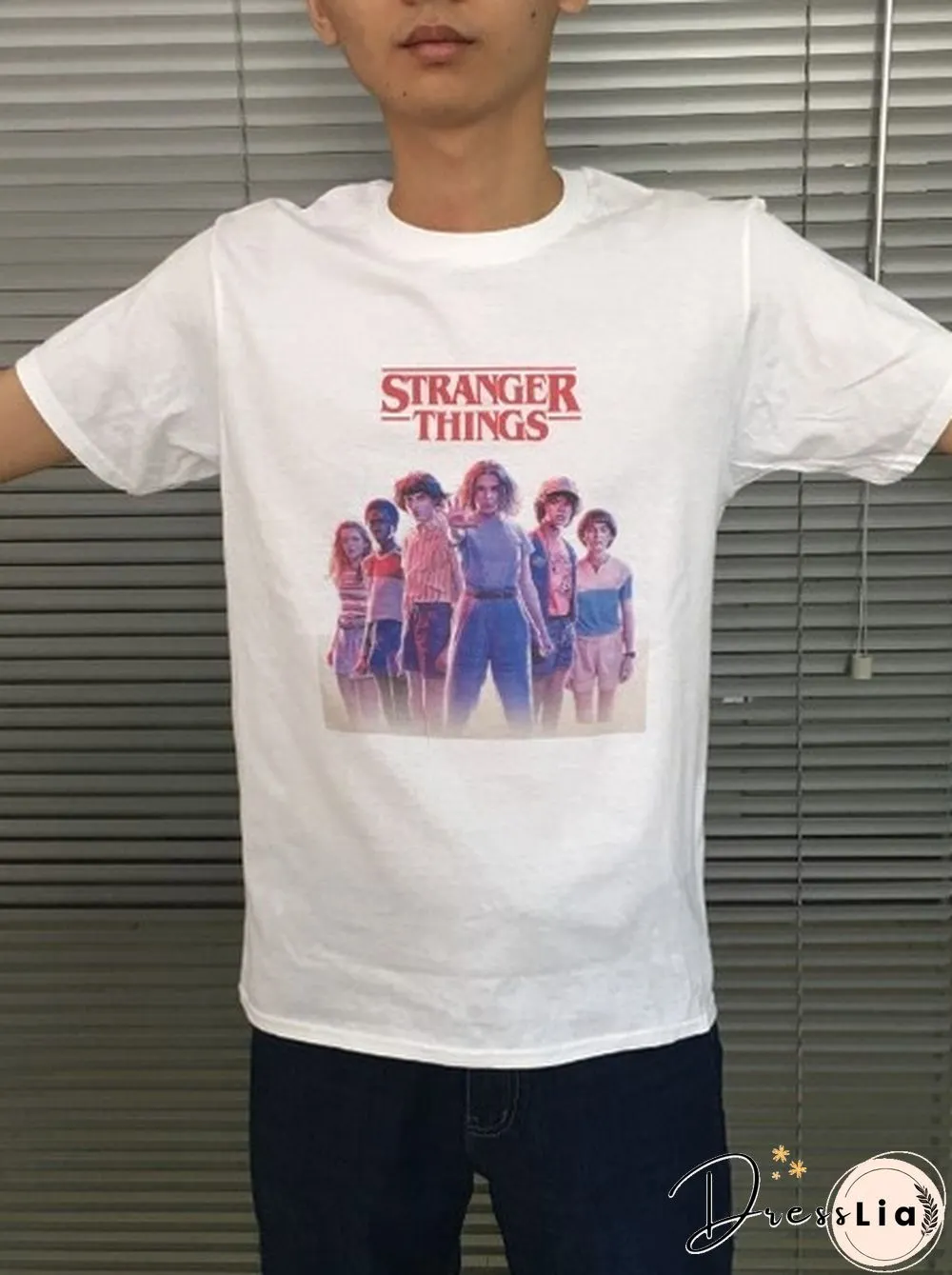 Stranger Things mens loose tee shirtSteve Harrington stranger things 80s-90smen tops tees