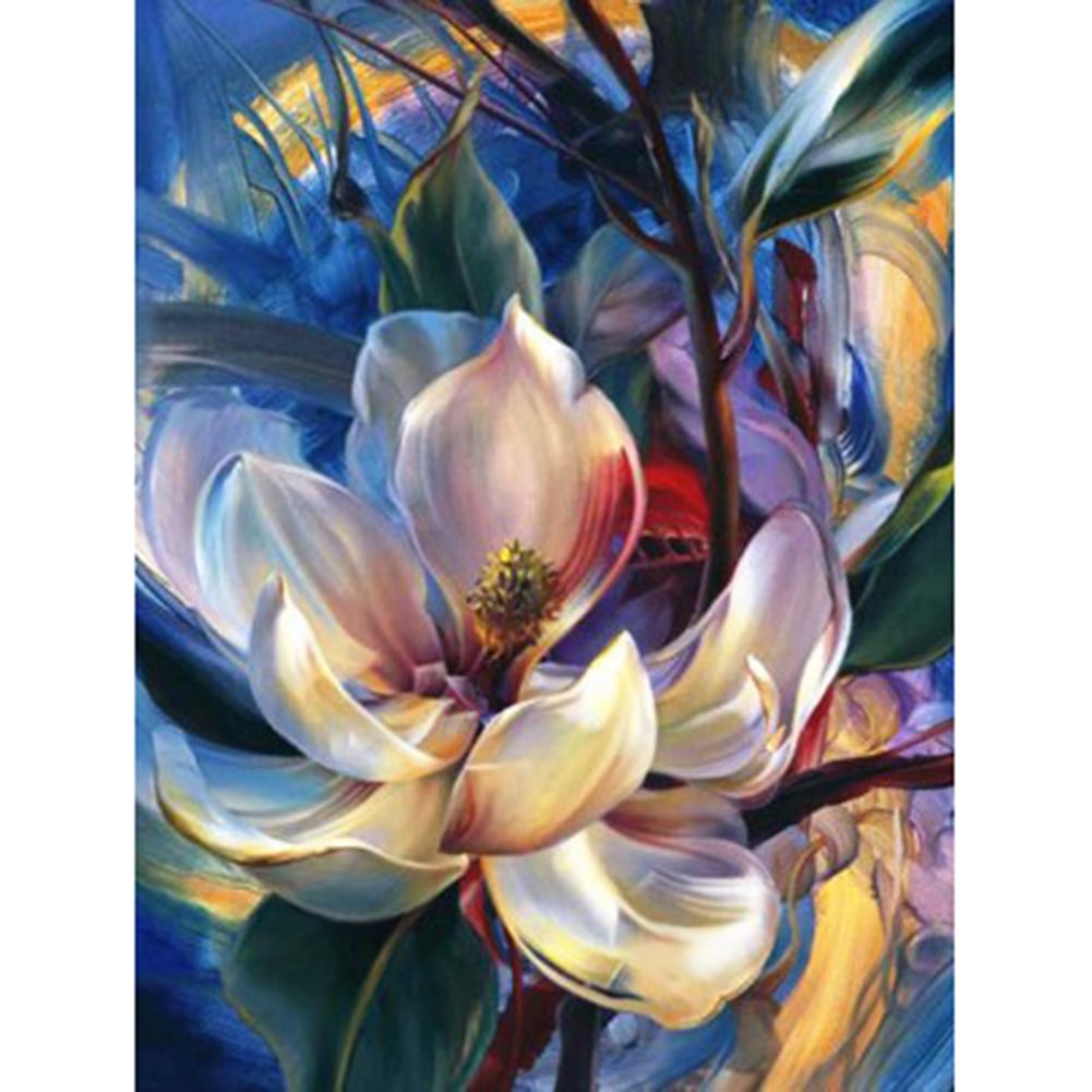 Blooming Flowers - Full Round - Diamond Painting(30*40cm)