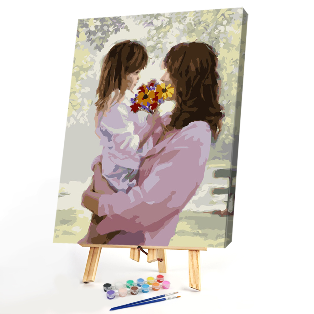 

40x50cm - Paint By Numbers Mother Daughter, 501 Original