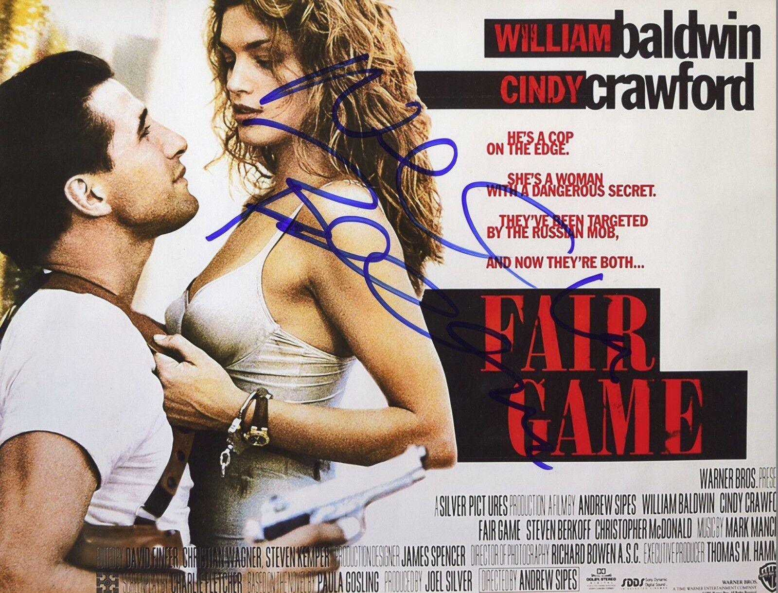 WILLIAM BALDWIN Authentic Hand-Signed FAIR GAME