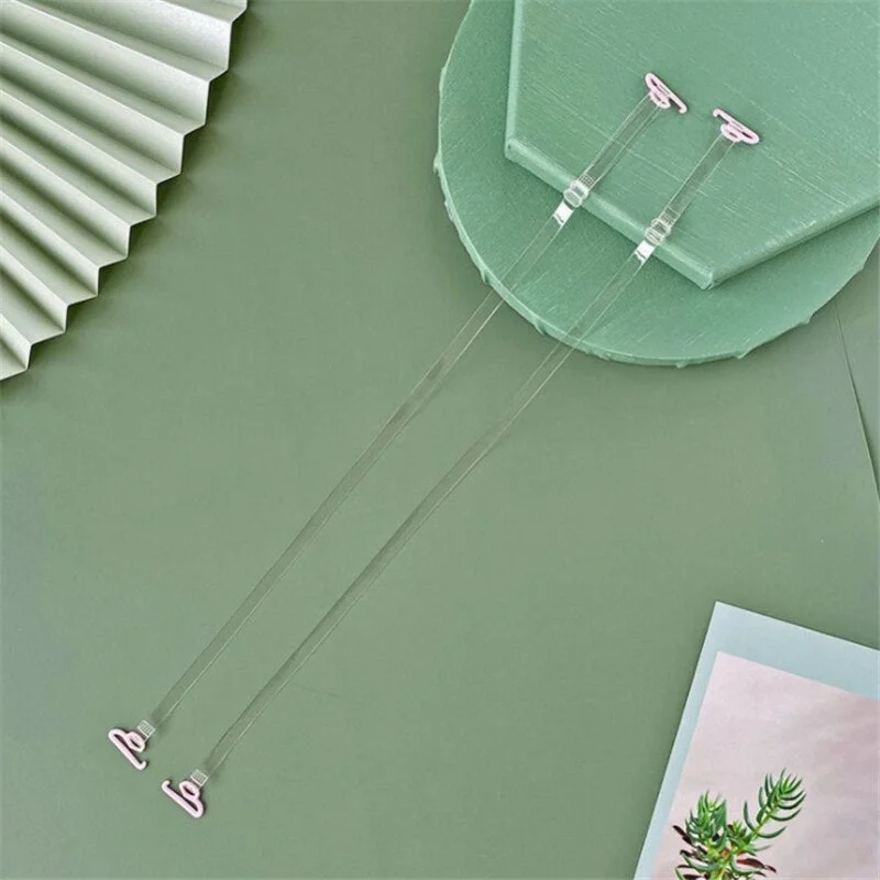 Transparent Bras Straps Beauty Back Sexy Print Shoulder Brassiere Invisiable Straps Urtal Thin Women Underwear Bra Accessories