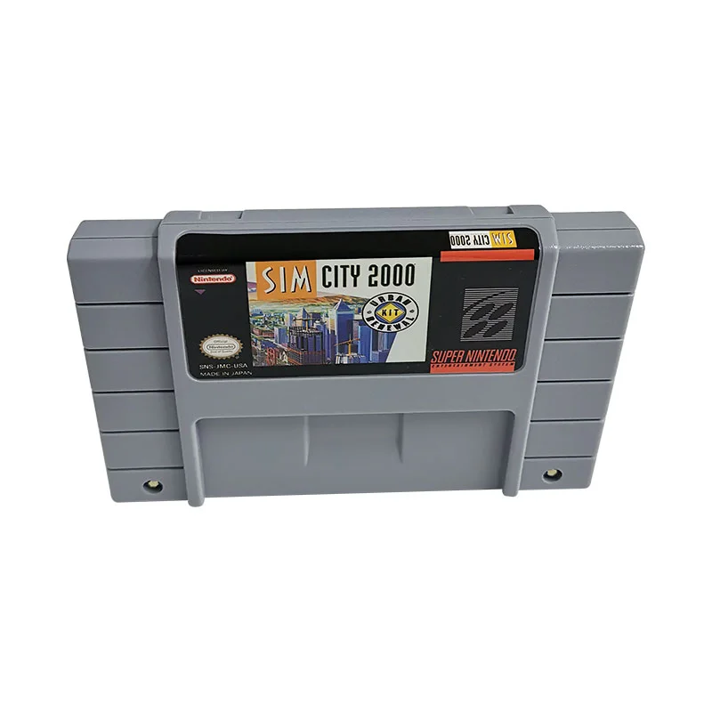 Sim City 2000 SNES For Super Nintendo Entertainment System - 16 Bit US Version Game Cartridge