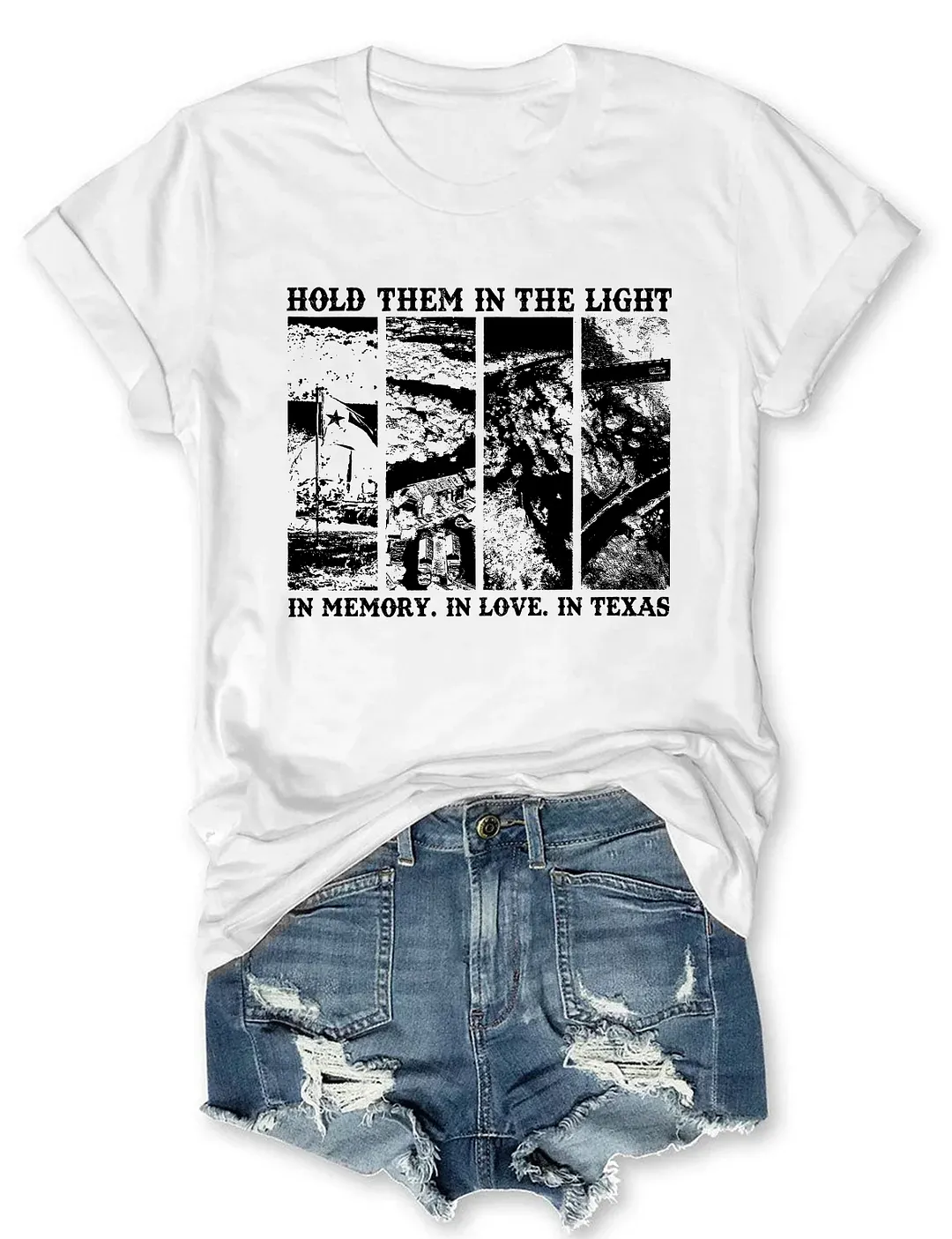 In Love In Memory Stronger Than Storm Texas T-shirt