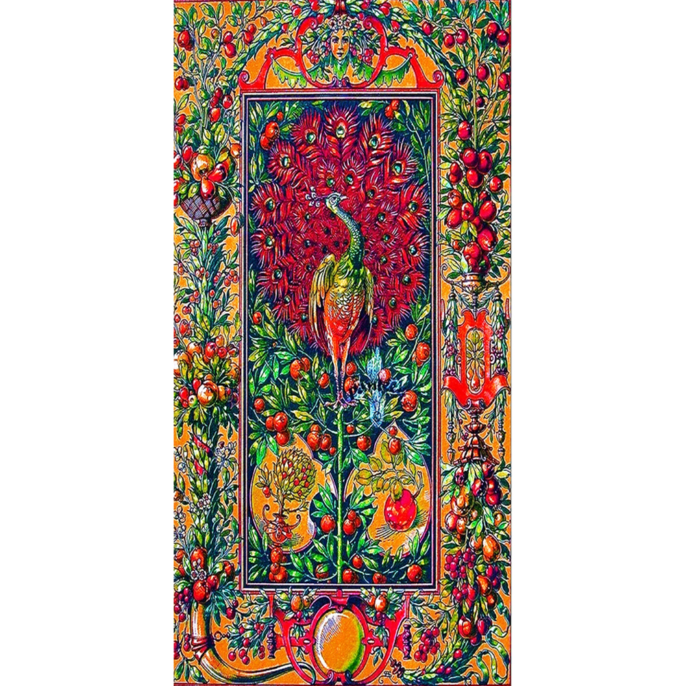 

Peacock Pattern - Round Drill Diamond Painting - 105*55CM (Big Size), 501 Original