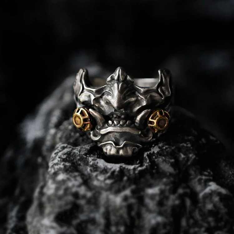 FREE Today: Vintage Samurai Mask Adjustable Ring