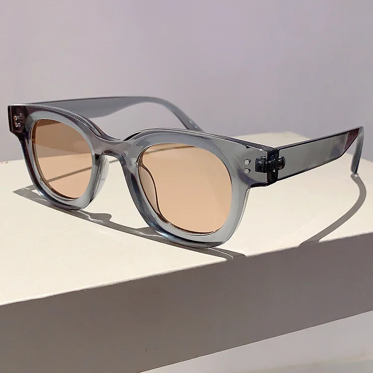 KAMMPT Retro Round Sunglasses 2024 New Vintage Outdoor Men Eyewear Trendy Brand Designer Multicolor UV400 Women Shades