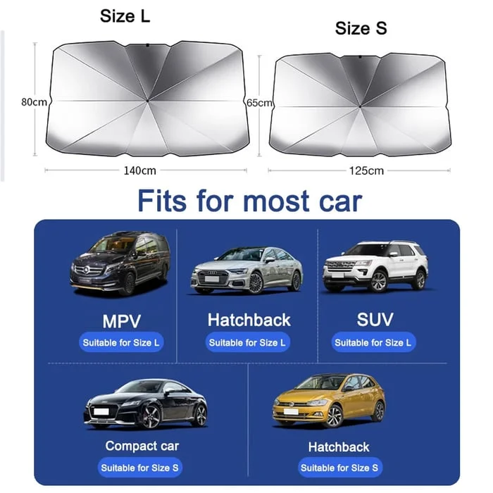 🔥Hot Sale 49% OFF🔥Car Windshield Parasol - Foldable UV Protection (Heat Insulation Protection)