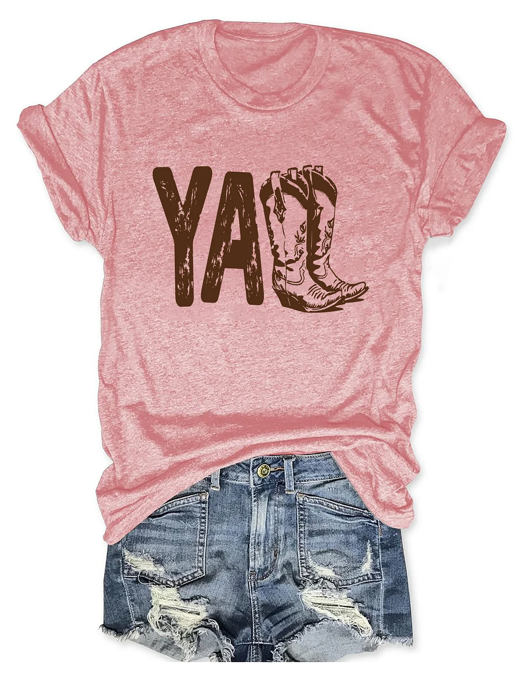 Y'all Cowboy Boots T-shirt