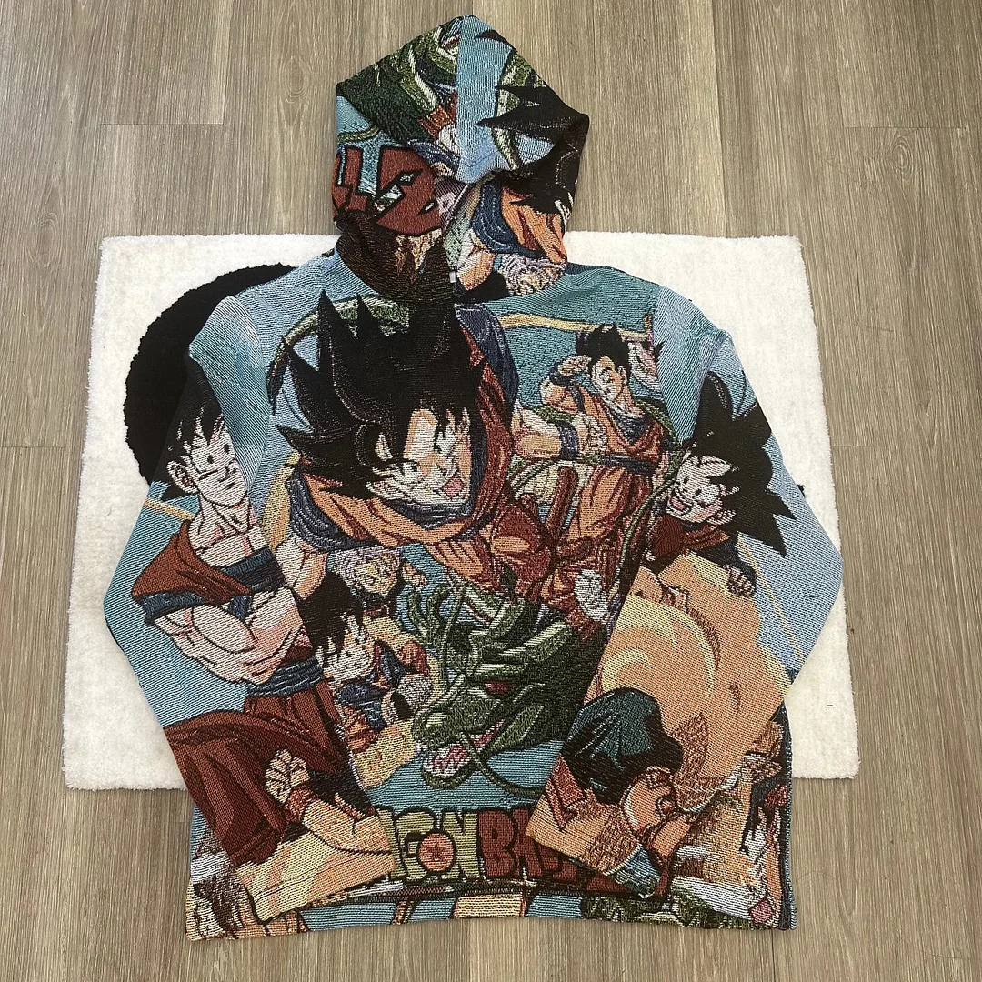 DBZ SHENRON TAPESTRY HOODIE