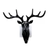 Deer head Self Adhesive Wall Hanger Hook resin craft key/cap/clothes claw ornament hanger Holder Home Decorations Accessories