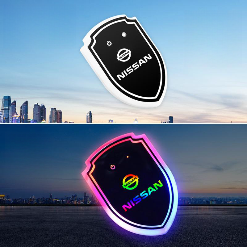 Car smart triangle window atmosphere modification lamp