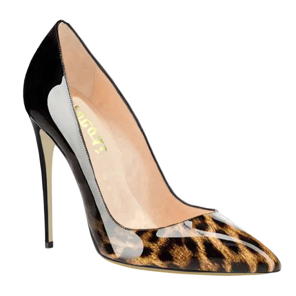 3.94" Gradient Color Heels Party Daily Pumps-vocosishoes