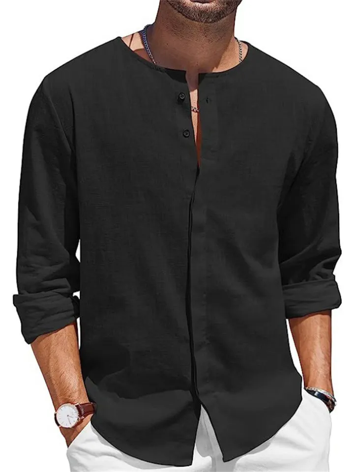 thdmladies Men's Long Sleeve Button Up Casual Beach Shirts thedmladies