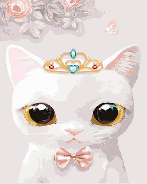 

Princess Cat – Paint By Numbers - 40*50CM, 501 Original