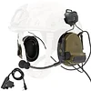 Tactical Headset with ARC Rail Adapter Hearing Protection with Gel Ear Pads for Airsoft Sports