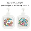 A Set of Two Multifunctional Diamond Painting Reusable Liquid Bottles DIY Special Shaped Drill Craft Kits