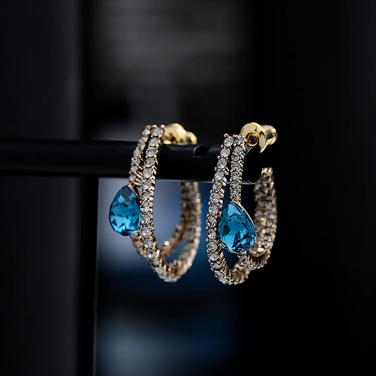 Vintage crystal earrings