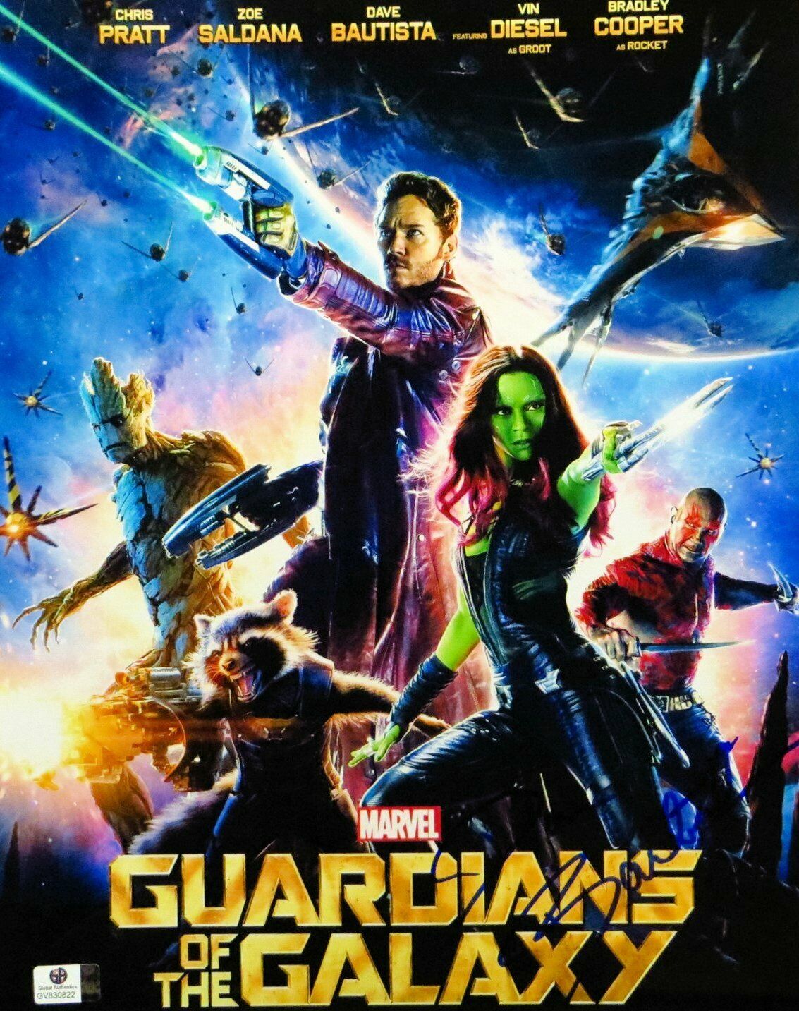 Dave Bautista Signed Autographed 11X14 Photo Poster painting Guardians of the Galaxy GV830822