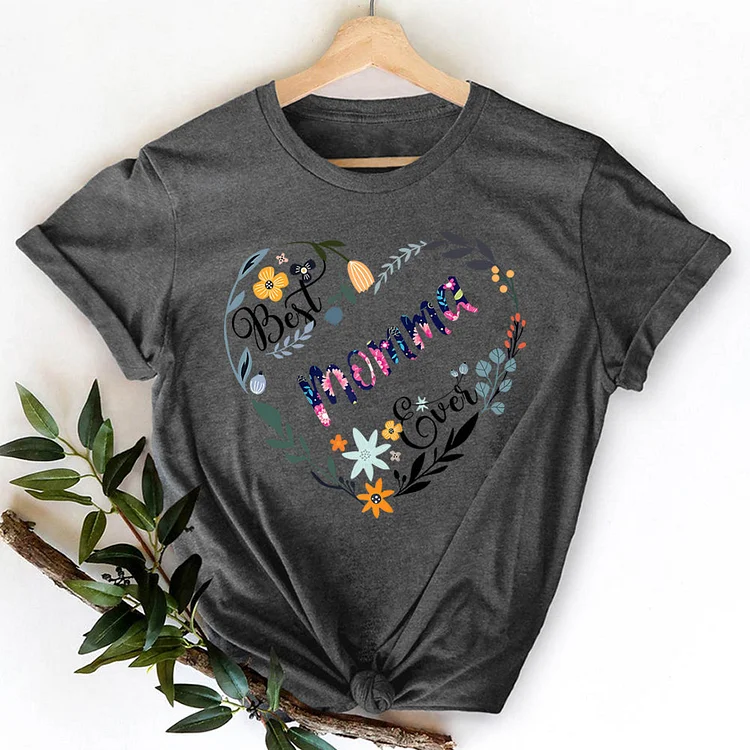 ANB - Best momma ever flower blessed grandma  T-Shirt Tee-07716