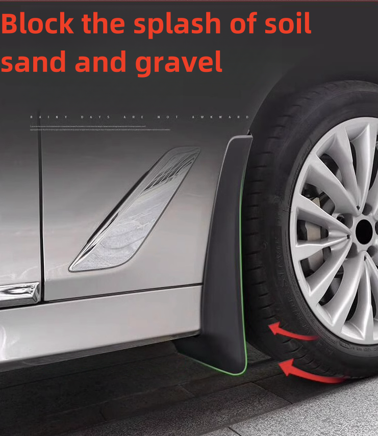 Car logo anti-sand protection car paint fender (4PCS)