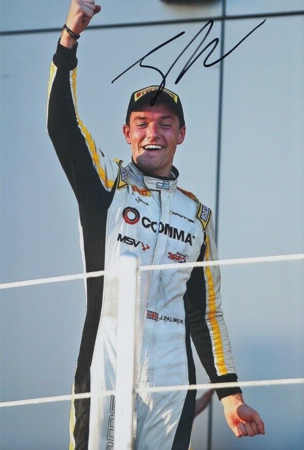 Jolyon Palmer Hand Signed 12x8 Photo Poster painting F1 Autograph GP2 5