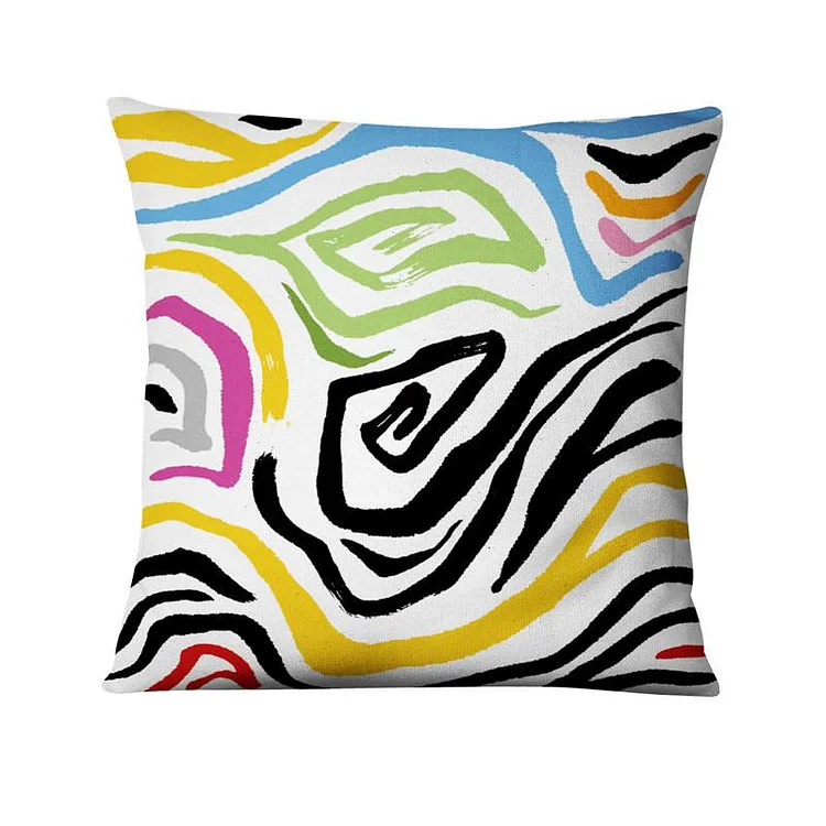 Linen Pillow Case  - Hello Summer 45*45cm