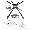 Swivel camping chair, compact and foldable, installs in 30 seconds, lightweight outdoor backpacking chair for camping, travel, hiking, beach, holds 300 lbs.
