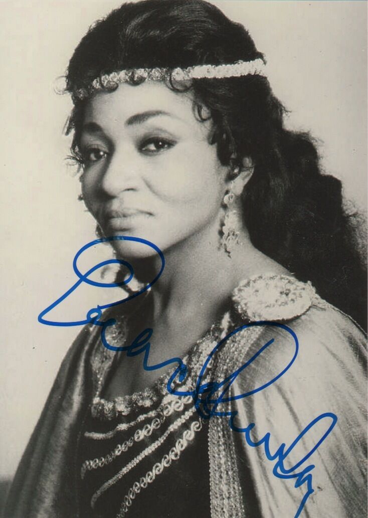 Grace Bumbry Opera signed 5x7 inch Photo Poster painting autograph