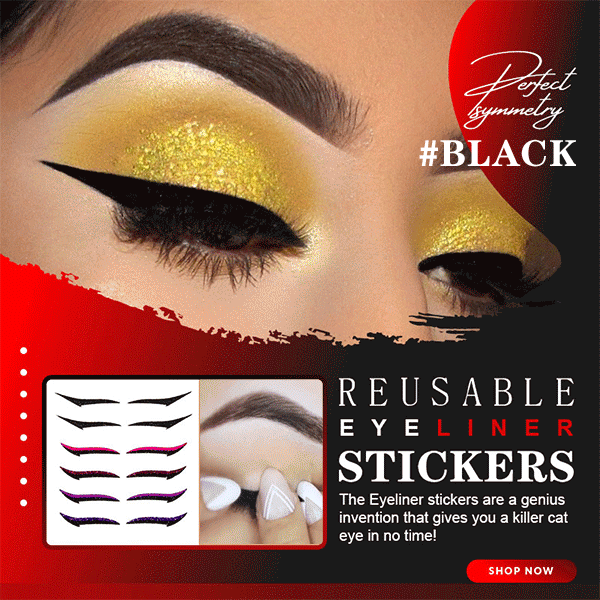 ?BUY 1 GET 1 FREE?Reusable Eyeliner Stickers(You Can Get 20 Prias / 40 PCS)