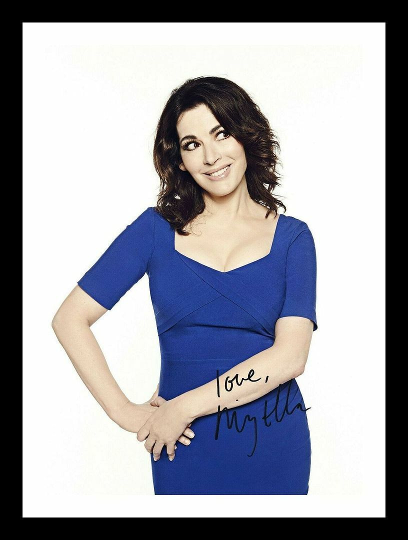 Nigella Lawson Autograph Signed & Framed Photo Poster painting 2