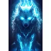 (40*60cm)Wolf - Full Round Drill Diamond Painting