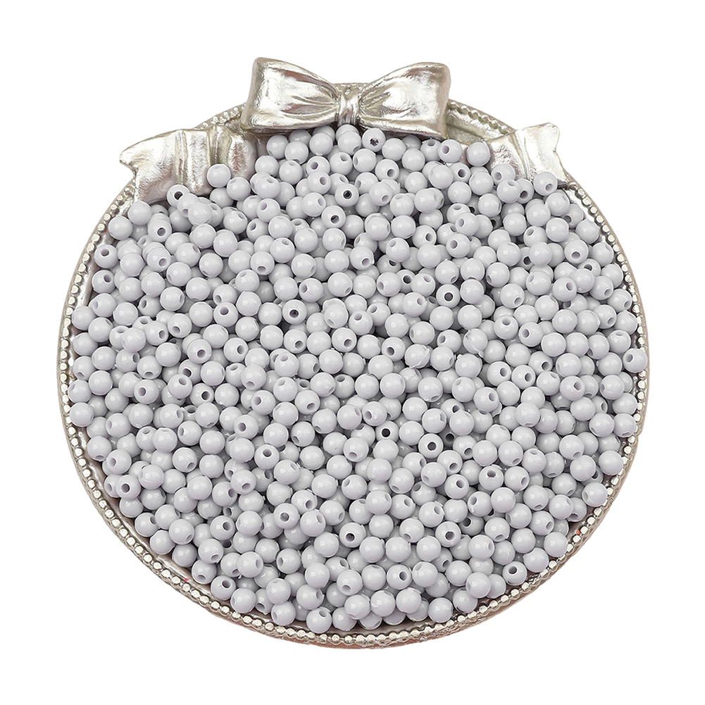 1800Pcs 3mm Acrylic Beads Decorative Craft Beads Small Beads for DIY Crafts (30)