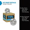 TRQ Rear Wheel Hub Bearings Assembly Set Compatible with 2007-2010 Ford Edge Lincoln MKX
