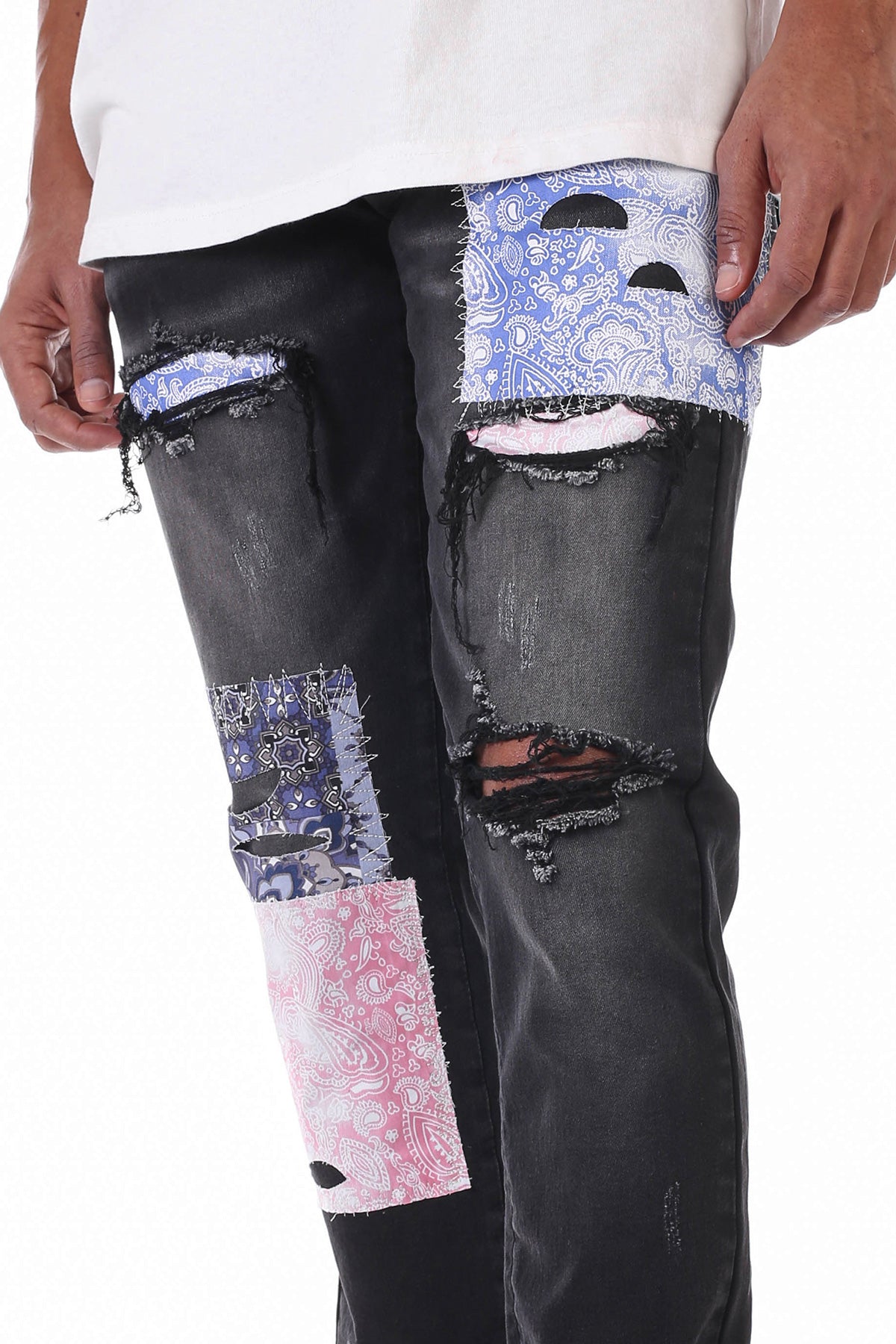 BANDANA PATCH JEANS