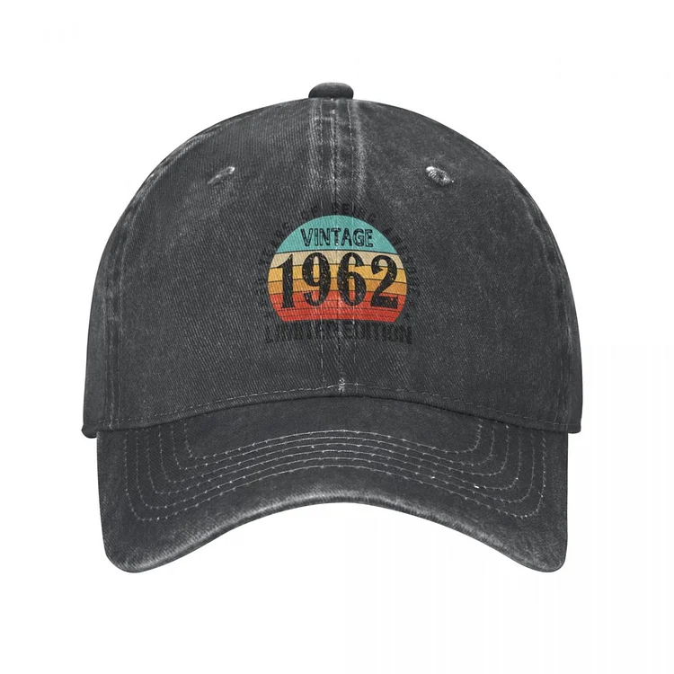60 Year Old Vintage 1962 Limited Edition 60th Birthday 60 Years Of Being Awesome Baseball Cap Streetwear Women Hats Men S