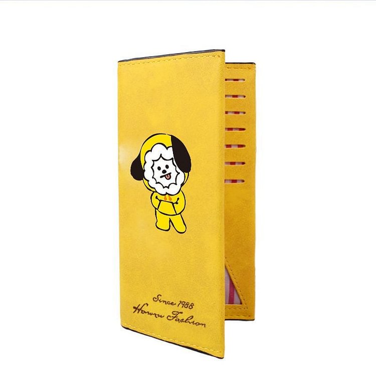 BT21 Christmas Cute Print Long Wallet