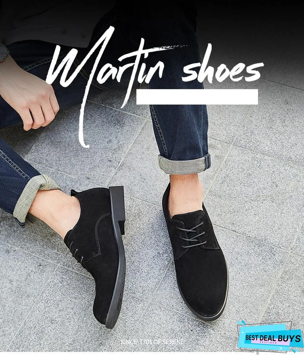 Men British Style Breathable Formal Leisure Flats Shoes