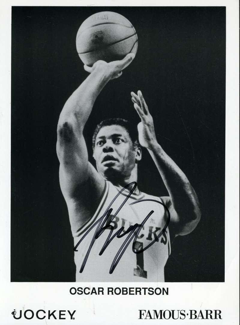 Oscar Robertson Psa Dna Coa Autographed 6x9 Photo Poster painting Hand Signed Authentic