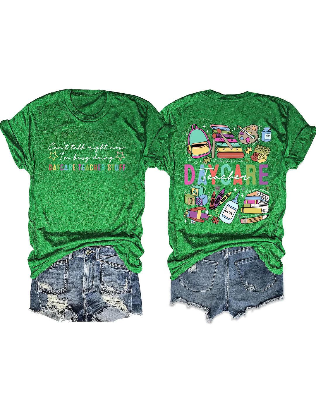 Can&rsquo;t Talk Right Now I'm Busy Doing Daycare Teacher Stuff T-shirt